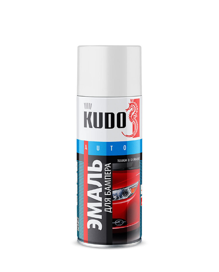KUDO Краска в баллоне для бампера серая, 0,52л, (уп/6шт), арт. KU-6201 KUDO Краска в баллоне для бампера серая, 0,52л, (уп/6шт), арт. KU-6201