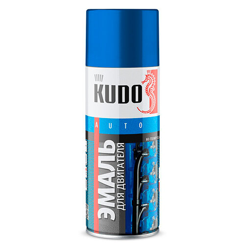 KUDO Краска в баллоне для двигателя серебряная, 0,52л, арт. KU-5132 KUDO Краска в баллоне для двигателя серебряная, 0,52л, арт. KU-5132