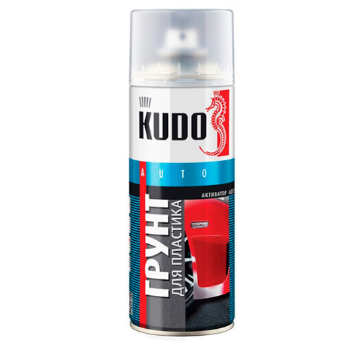 KUDO Грунт распыляемый для пластика прозрачный (активатор адгезии), 0,52л, арт. KU-6000 KUDO Грунт распыляемый для пластика прозрачный (активатор адгезии), 0,52л, арт. KU-6000