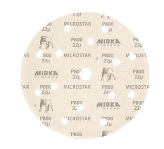 MICROSTAR Шлифовальный круг 15 отв. Р1200 на плён. основе D150, арт. FM61105093 MICROSTAR Шлифовальный круг 15 отв. Р1200 на плён. основе D150, арт. FM61105093