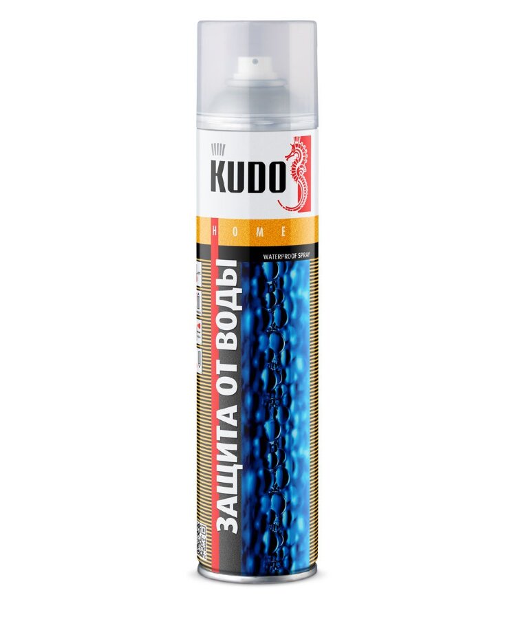 KUDO Защита от воды. Водоотталкивающая пропитка для кожи и текстиля 0,4л, (уп/12шт),  арт. KU-H430 KUDO Защита от воды. Водоотталкивающая пропитка для кожи и текстиля 0,4л, (уп/12шт),  арт. KU-H430