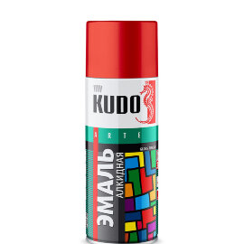 KUDO Краска в баллоне универсальная хаки, 0,52л, арт. KU-1005