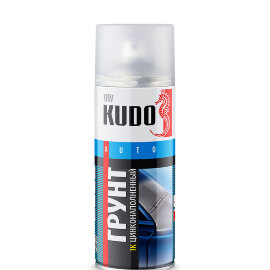 KUDO Грунт-наполнитель с цинком для защиты сварных швов 1К (серый), 0,52л, (уп/6шт), арт. KU-2301