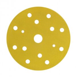3М Абразивные круги для шлифовки 255Р Золот. D150 мм 15 отв.P180 шт уп/100шт. арт.50447