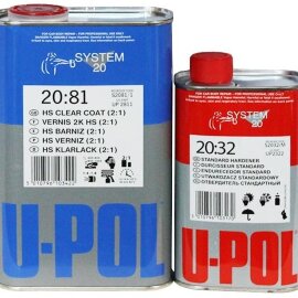 U-POL Лак HS 2:1 Clear повыш./прочности, 2К (1л/0,5 л отв.), (шт.), арт. S2081/1/2032