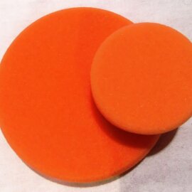 HAPPY PAINT Полировальный диск D- 80мм №1 супер плотный оранжевый "Премиум"