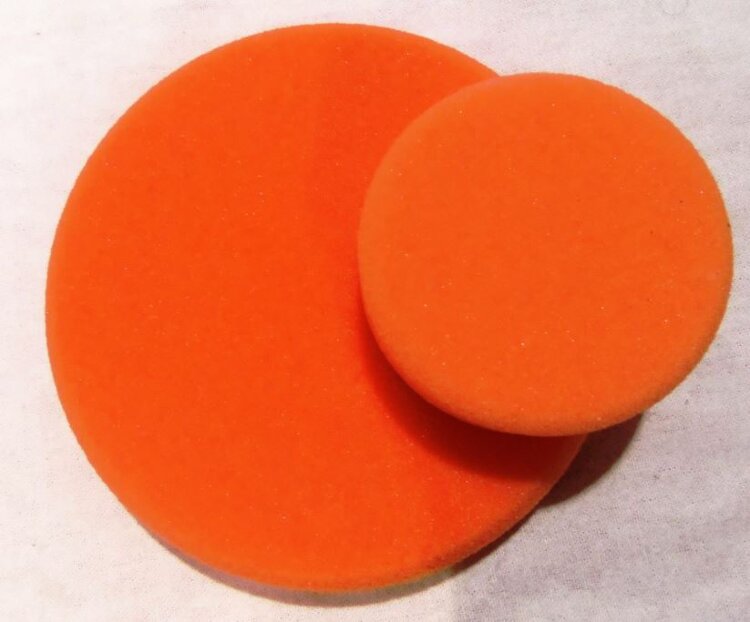 HAPPY PAINT Полировальный диск D- 80мм №1 супер плотный оранжевый &quot;Премиум&quot; HAPPY PAINT Полировальный диск D- 80мм №1 супер плотный оранжевый "Премиум"