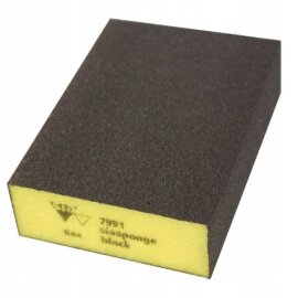 SIAsponge Губка Fine желтая 4-сторонная 69х98х26 мм арт.0070.1228.09