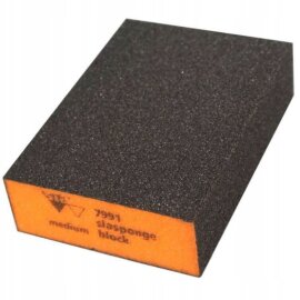 SIAsponge Губка Medium оранжевая 4-сторонная 69х98х26 мм арт.0070.1254.05