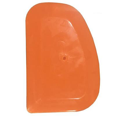 KIT Шпатель резиновый оранжевый (ромб-скругленный), инструмент KIT Шпатель резиновый оранжевый (ромб-скругленный), инструмент