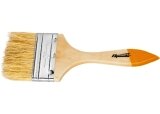 SPARTA Кисть плоская Slimline 2" (50 мм), натуральная щетина, деревянная ручка, арт. 824305