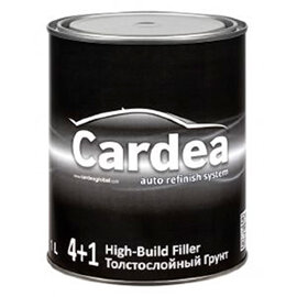 CARDEA Грунт-наполнитель серый толстослойный HB 4:1 1л + 0,25л (Комп.), арт. BA355G2555L1