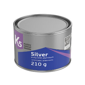 К5 Шпатлёвка SILVER c алюминием 0.21кг. арт.280.0210.05